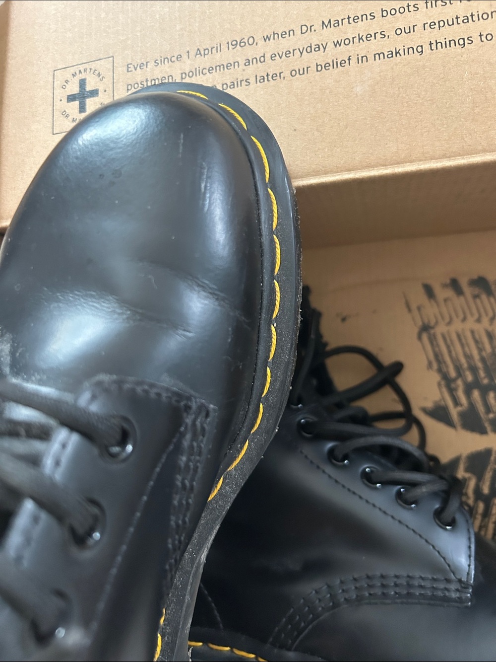 Dr. Martens Unisex Black Smooth 1460 Bex - Picture 7 of 7